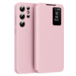 Clear View Cover Case to Galasy  2016 Pink